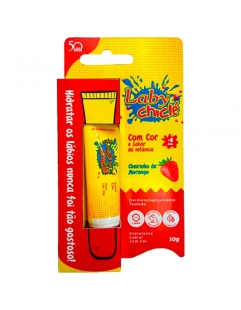 HIDRAT.LABIAL LABY CHICLE MORANGO 10G