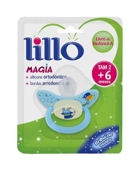 CHUPETA T1 (624721) MAGIA DE SILICONE ORTODONTICO AZUL (LILLO)