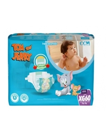 FRALDA TOM E JERRY HIPER XG C/60