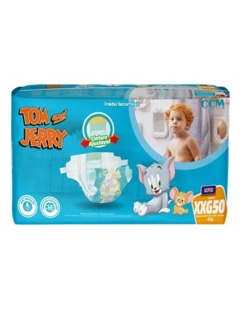FRALDA TOM E JERRY HIPER XXG C/50