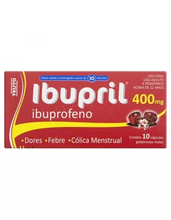 IBUPRIL 400MG C/10CAPS GEL IBUPROFENO (TEUTO)