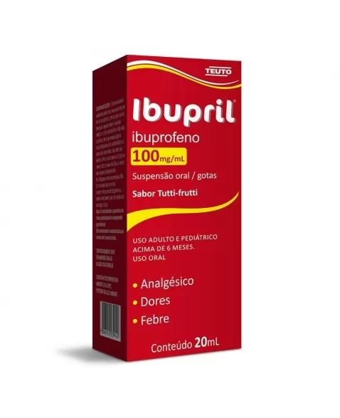 IBUPRIL 100MG GOTAS 20ML IBUPROFENO (TEUTO)