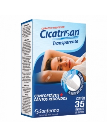 CURATIVO TRANSPARENTE C/35 CICATRISAN (SANFARMA)