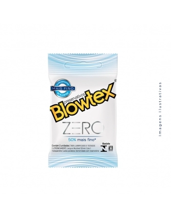 PRESERVATIVO BLOWTEX ZERO C/3 UND (BLOWTEX)