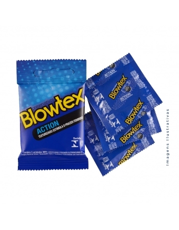 PRESERVATIVO BLOWTEX ACTION C/3 UND (BLOWTEX)