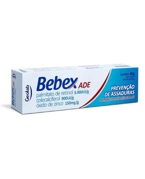 BEBEX ADE POMADA 45G RETINOL + COLECALCIFEROL + OXIDO DE ZINCO (GEOLAB)