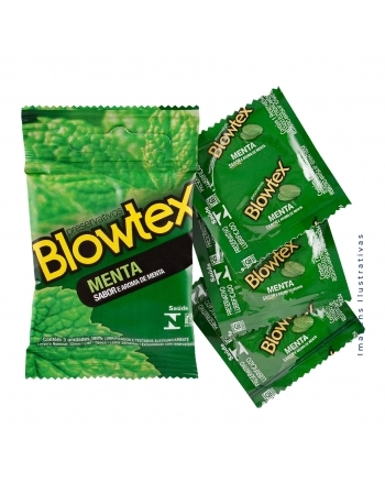 PRESERVATIVO BLOWTEX MENTA C/3 UND (BLOWTEX)