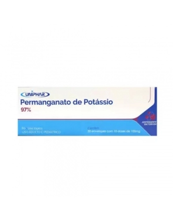 PERMANGANATO POTASSIO 50 X 10 PO (UNIPHAR)