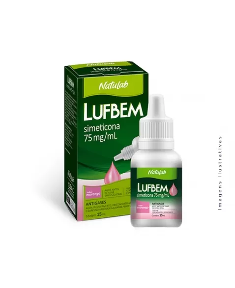 LUFBEM GOTAS 15ML SIMETICONA MORANGO (NATULAB)