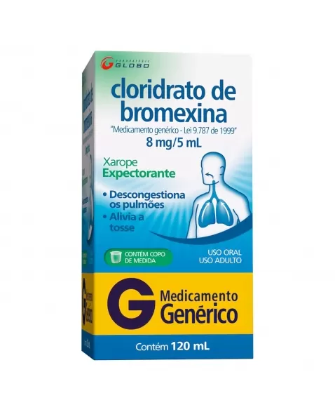 BROMEXINA XAROPE ADULTO 120ML (GLOBO)